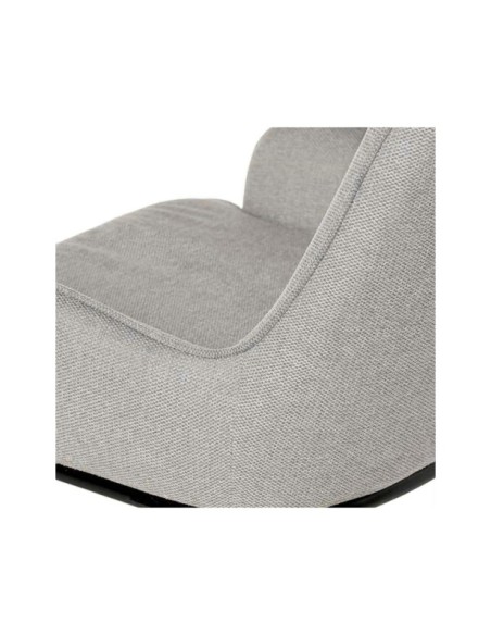 Silla MOGENS, Textil Gris Claro