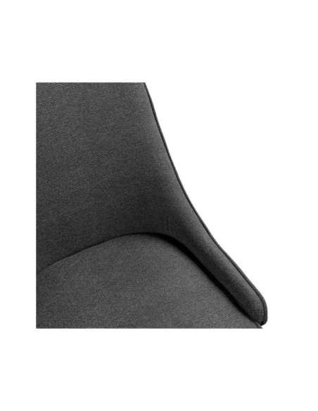 Silla GARDINE, Textil Gris Oscuro