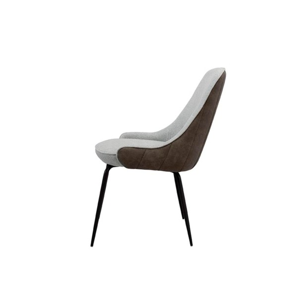 Silla GARDINE, Textil Gris Claro