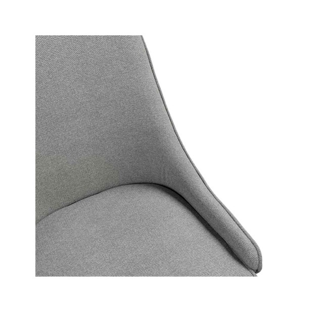 Silla GARDINE, Textil Gris Claro