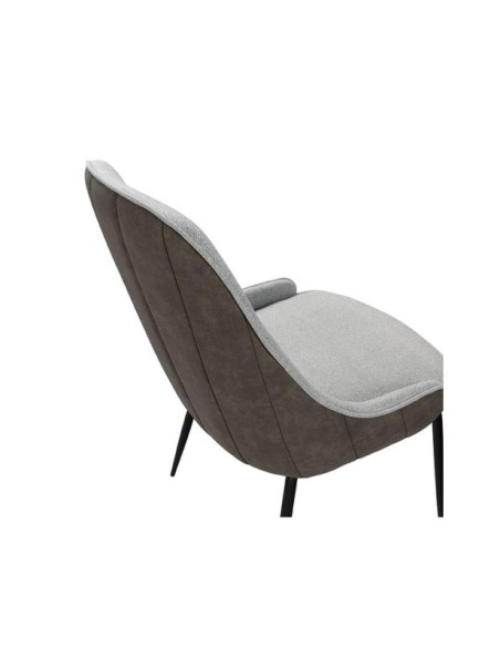 Silla GARDINE, Textil Gris Claro