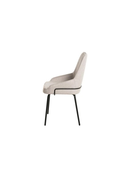 Silla KRISTINE, Textil Beige