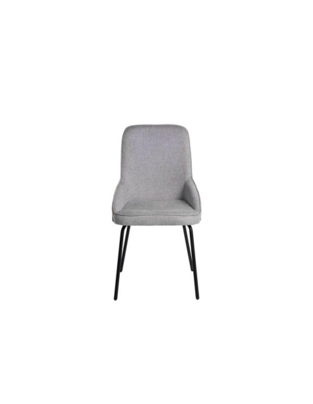 Silla KRISTINE, Textil Gris Claro