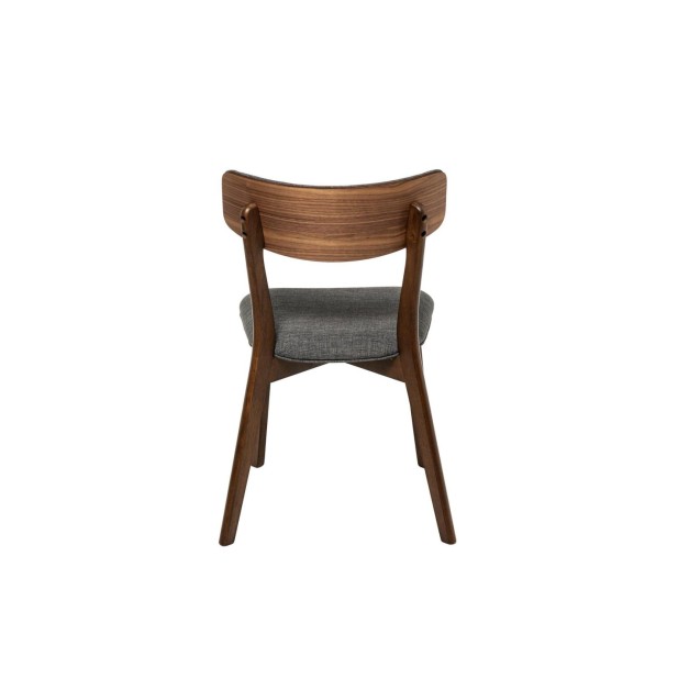 Silla RØRVIG, Nogal Gris Oscuro