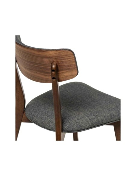Silla RØRVIG, Nogal Gris Oscuro