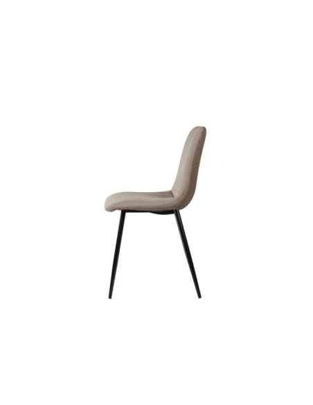 Silla BARTRAM, Textil Taupe