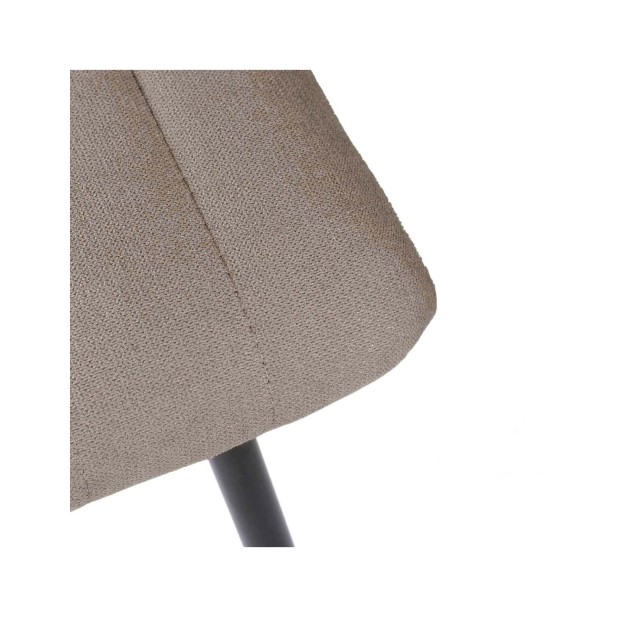Silla BARTRAM, Textil Taupe