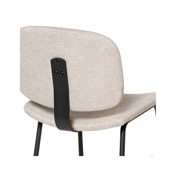 Silla STINNE, Textil Beige