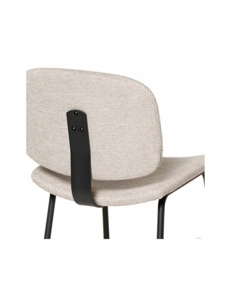 Silla STINNE, Textil Beige