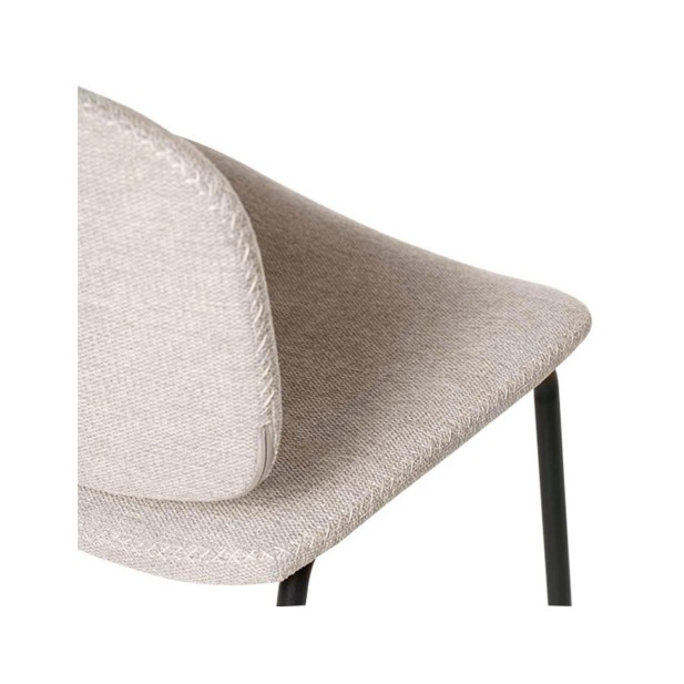 Silla STINNE, Textil Beige