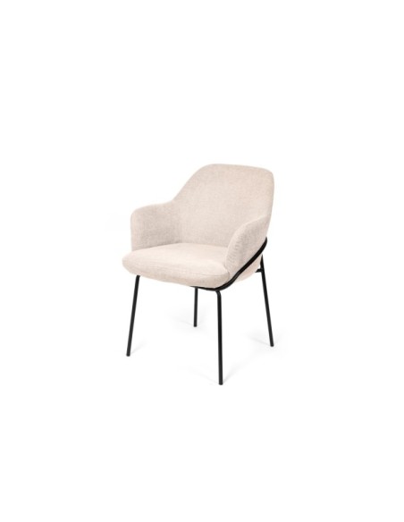 Silla con Brazos VILHELM, Textil Beige