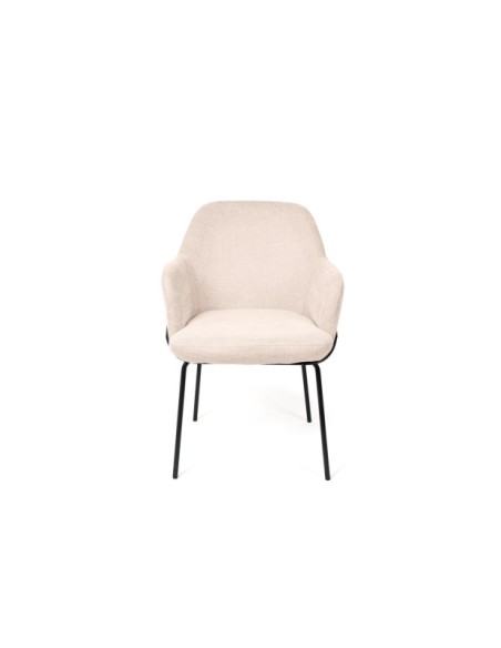 Silla con Brazos VILHELM, Textil Beige