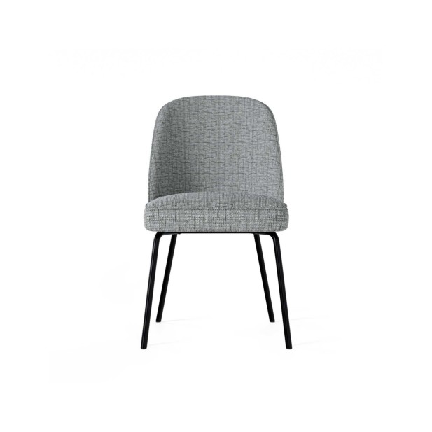 Silla BERGITTE, Textil Gris Claro