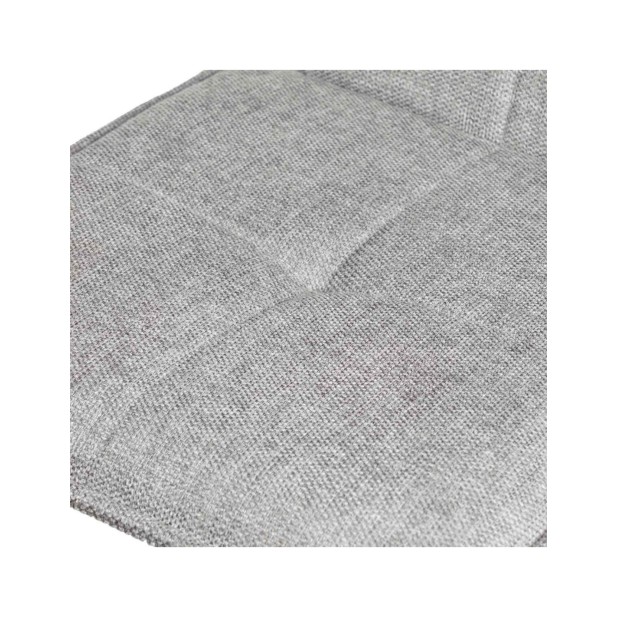 Taburete Alto ODIN 64 cm, Textil Gris...