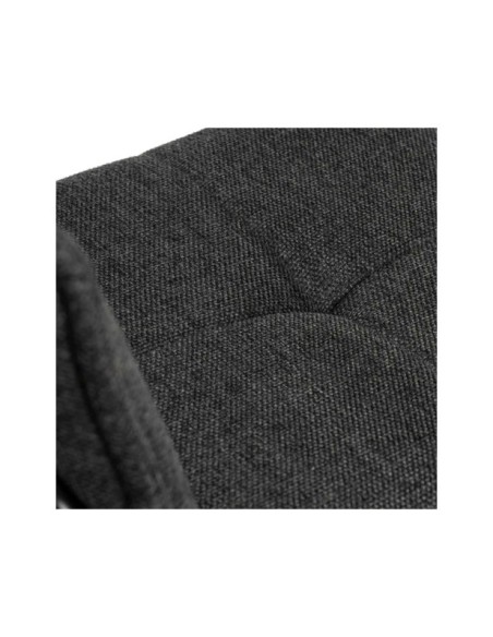 Taburete Alto ODIN 64 cm, Textil Gris Oscuro