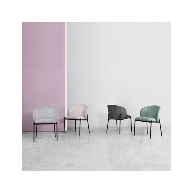 Silla SKAL, Textil Gris Claro