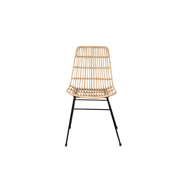 Silla RITA, Natural / Negro