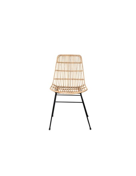 Silla RITA, Natural / Negro