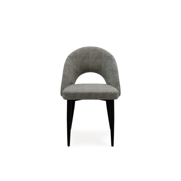 Silla LEAH, Textil Gris Oscuro