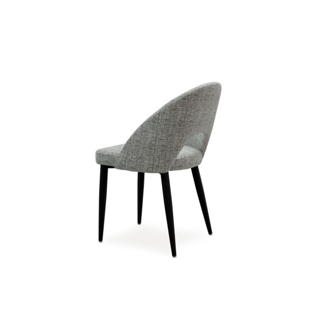 Silla LEAH, Textil Gris Claro