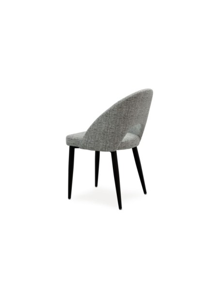 Silla LEAH, Textil Gris Claro