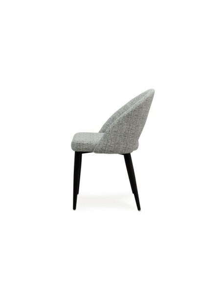Silla LEAH, Textil Gris Claro