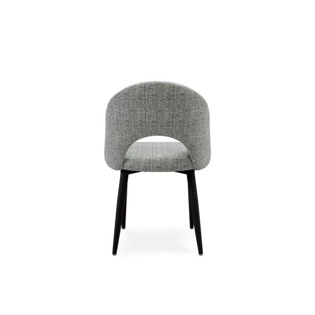 Silla LEAH, Textil Gris Claro