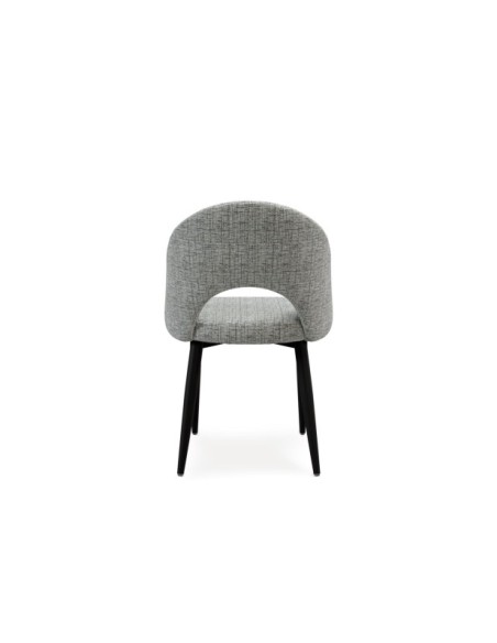 Silla LEAH, Textil Gris Claro