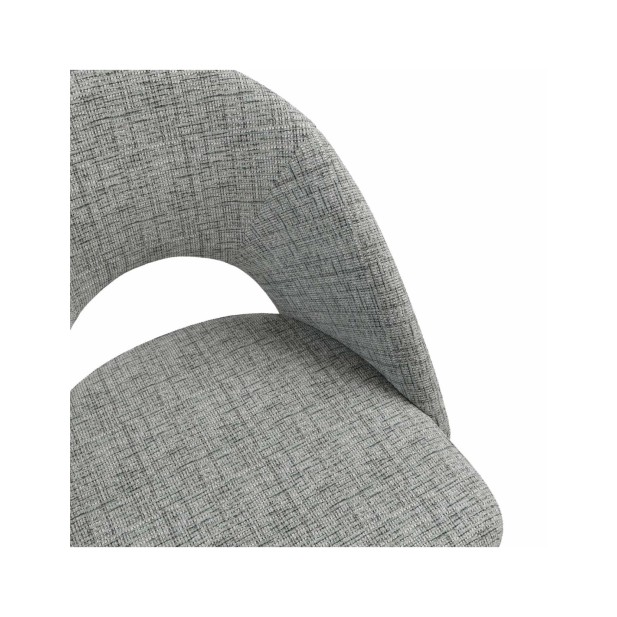 Silla LEAH, Textil Gris Claro