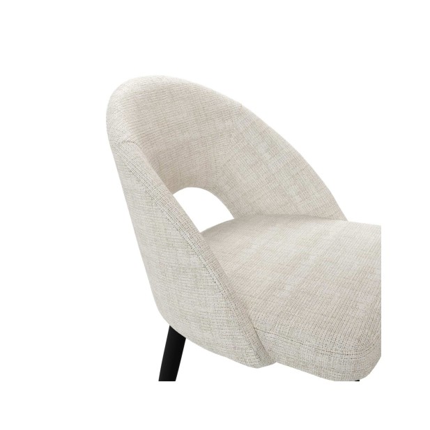 Silla LEAH, Textil Beige