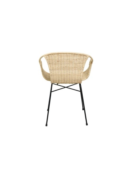 Silla con Brazos IKKE, Natural / Negro