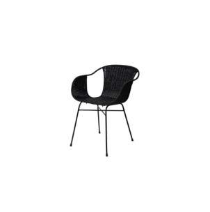 Silla con Brazos IKKE, Negro