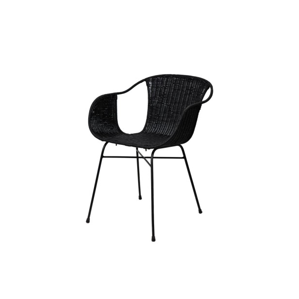 Silla con Brazos IKKE, Negro