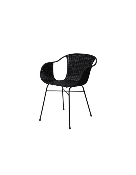 Silla con Brazos IKKE, Negro