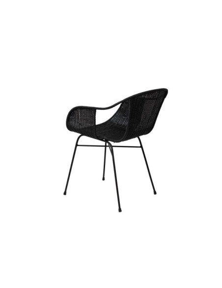 Silla con Brazos IKKE, Negro