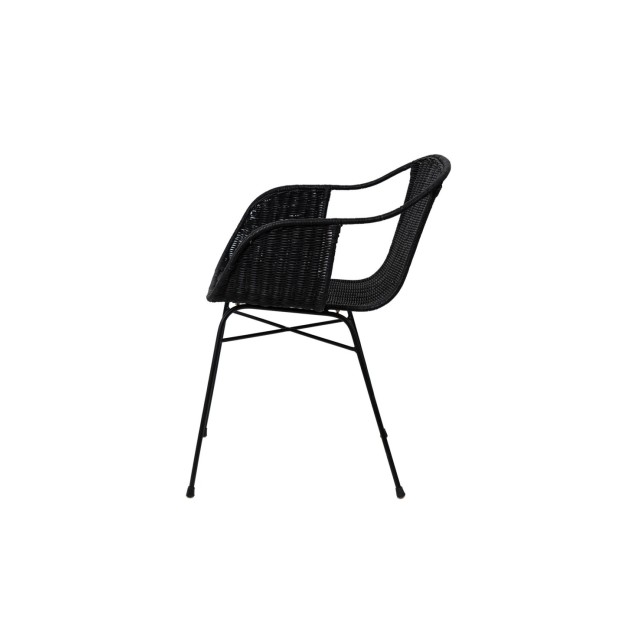 Silla con Brazos IKKE, Negro