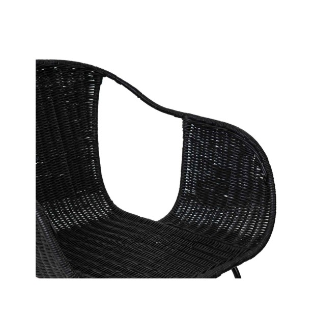 Silla con Brazos IKKE, Negro