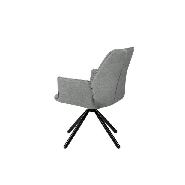 Silla Giratoria JOEN, Textil Gris Claro