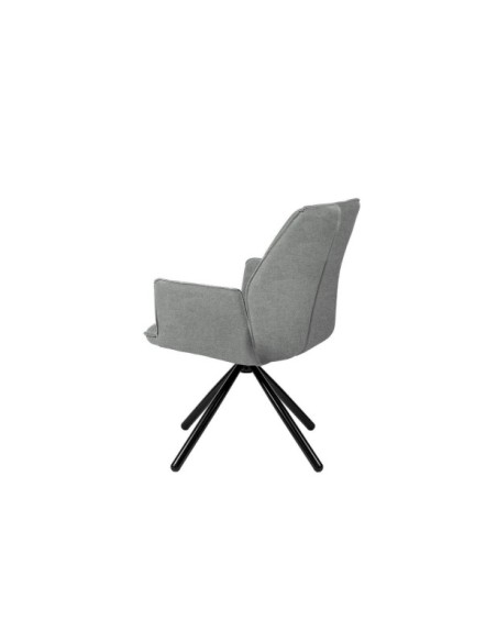 Silla Giratoria JOEN, Textil Gris Claro