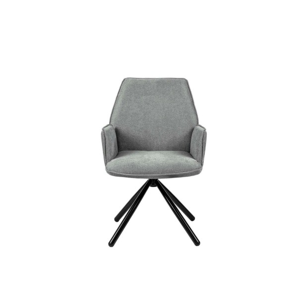 Silla Giratoria JOEN, Textil Gris Claro