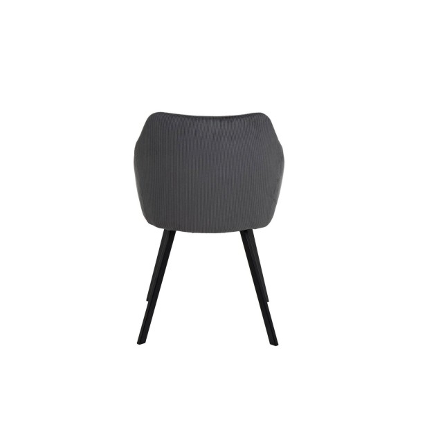 Silla ROSS, Textil Gris Oscuro