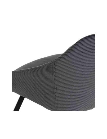 Silla ROSS, Textil Gris Oscuro