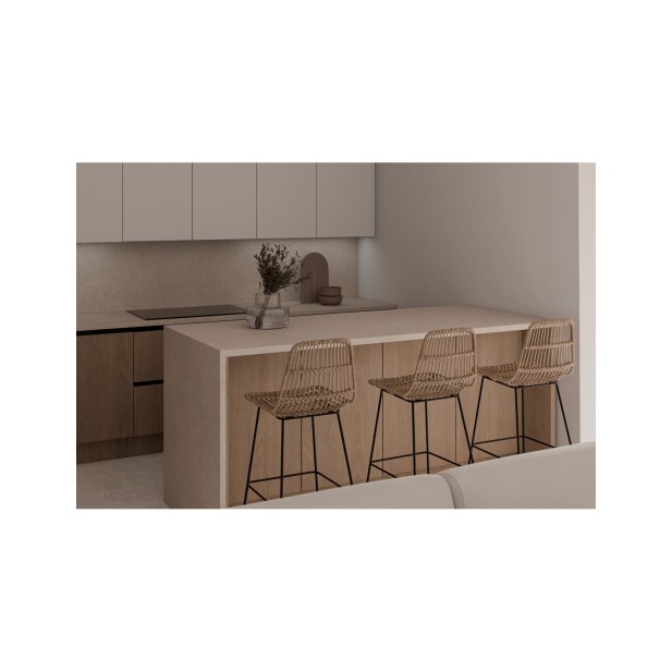 Taburete Alto HERA 77 cm, Natural /...