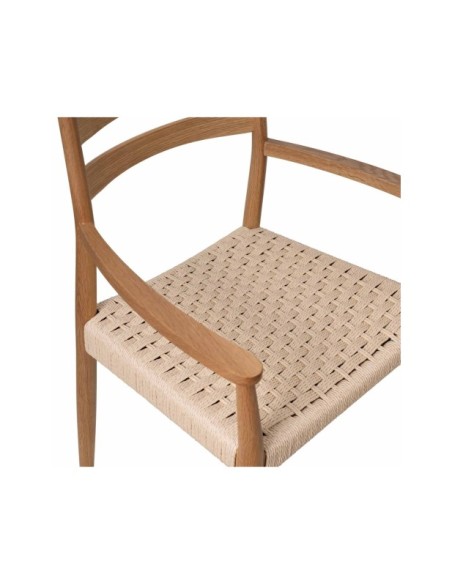 Silla con Brazos BERTHA, Natural