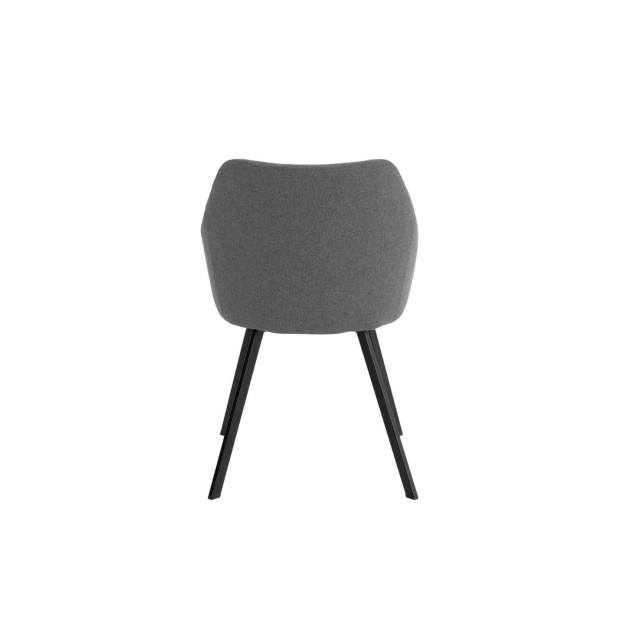 Silla COLIN, Textil Gris Oscuro