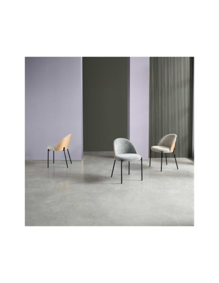 Silla LEIF, Textil Gris