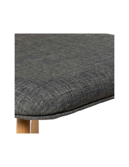 Silla HANSEL, Roble / Textil Gris Oscuro