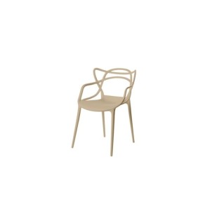 Silla con Brazos SUSANNE, Plástico Beige