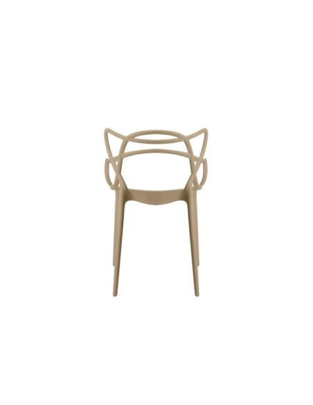 Silla con Brazos SUSANNE, Plástico Beige