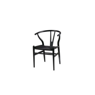 Silla con Brazos RIBE, Negro / Negro